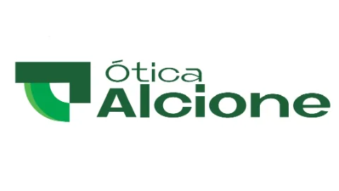 Logo da Ótica Alcione, cliente de Ótica